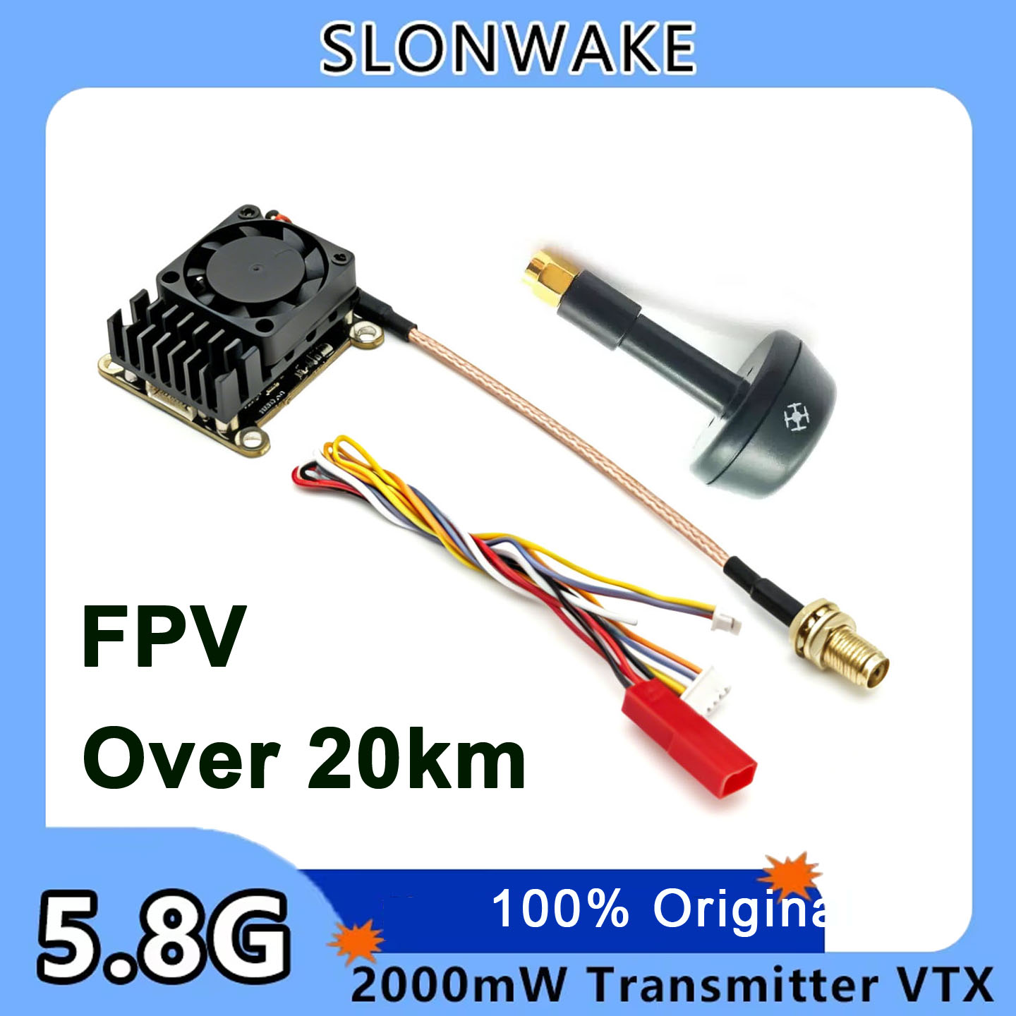 Fpv Drone Receiver - 새로운 업그레이드 5.8Ghz 2W 조절 가능
