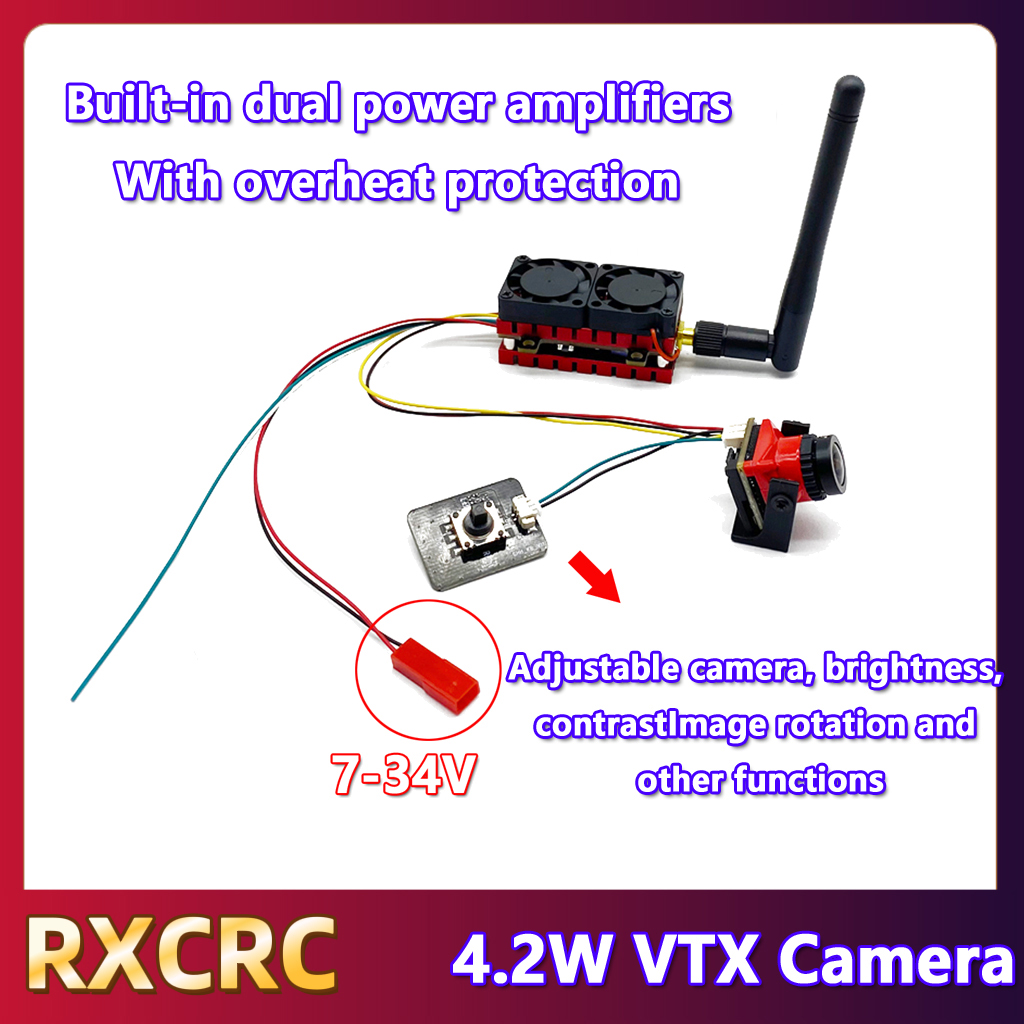 RXCRC 5.8G 48CH 4.2W 고출력 VTX 송 - Fpv Drone Receiver 리뷰 및 가격
